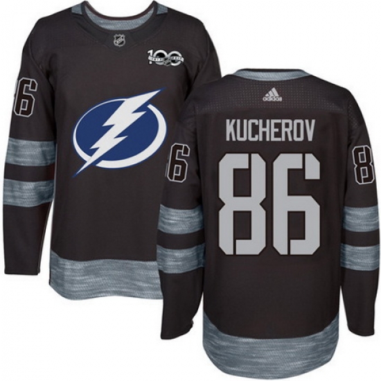 Lightning #86 Nikita Kucherov Black 1917 2017 100th Anniversary Stitched NHL Jersey Lightning #86 Nikita Kucherov Black 1917 2017 100th Anniversary Stitched NHL Jersey