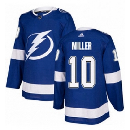 Mens Adidas Tampa Bay Lightning 10 JT Miller Authentic Royal Blue Home NHL Jersey Mens Adidas Tampa Bay Lightning 10 JT Miller Authentic Royal Blue Home NHL Jersey