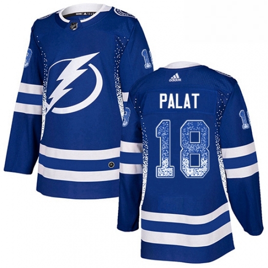 Mens Adidas Tampa Bay Lightning 18 Ondrej Palat Authentic Blue Drift Fashion NHL Jersey Mens Adidas Tampa Bay Lightning 18 Ondrej Palat Authentic Blue Drift Fashion NHL Jersey