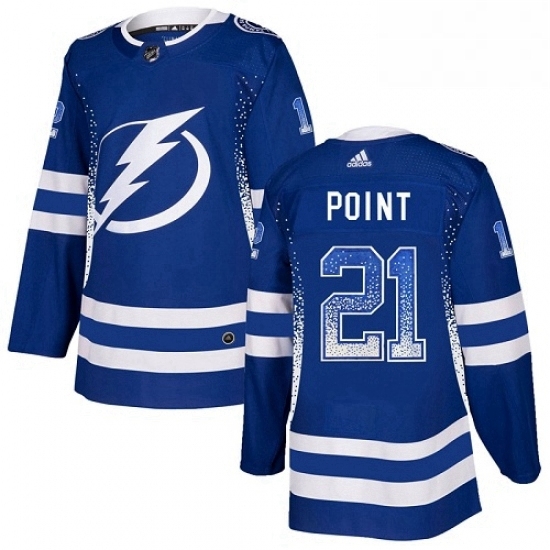Mens Adidas Tampa Bay Lightning 21 Brayden Point Authentic Blue Drift Fashion NHL Jersey Mens Adidas Tampa Bay Lightning 21 Brayden Point Authentic Blue Drift Fashion NHL Jersey