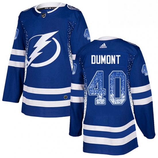Mens Adidas Tampa Bay Lightning 40 Gabriel Dumont Authentic Blue Drift Fashion NHL Jersey Mens Adidas Tampa Bay Lightning 40 Gabriel Dumont Authentic Blue Drift Fashion NHL Jersey