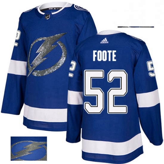 Mens Adidas Tampa Bay Lightning 52 Callan Foote Authentic Royal Blue Fashion Gold NHL Jersey Mens Adidas Tampa Bay Lightning 52 Callan Foote Authentic Royal Blue Fashion Gold NHL Jersey