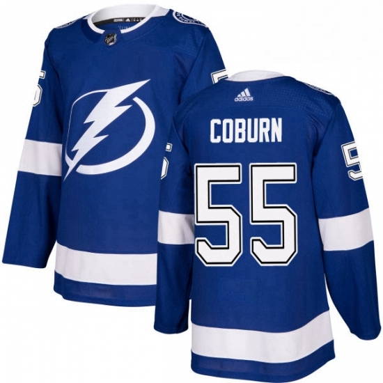 Mens Adidas Tampa Bay Lightning 55 Braydon Coburn Authentic Royal Blue Home NHL Jersey Mens Adidas Tampa Bay Lightning 55 Braydon Coburn Authentic Royal Blue Home NHL Jersey