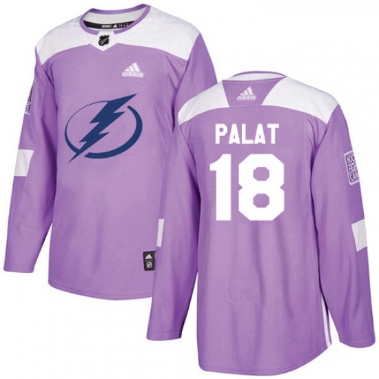 Youth Adidas Tampa Bay Lightning 18 Ondrej Palat Authentic Purple Fights Cancer Practice NHL Jersey Youth Adidas Tampa Bay Lightning 18 Ondrej Palat Authentic Purple Fights Cancer Practice NHL Jersey