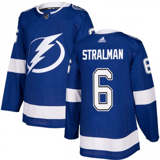 Youth Adidas Tampa Bay Lightning 6 Anton Stralman Authentic Royal Blue Home NHL Jersey Youth Adidas Tampa Bay Lightning 6 Anton Stralman Authentic Royal Blue Home NHL Jersey