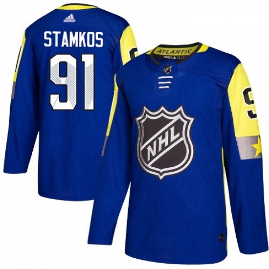 Youth Adidas Tampa Bay Lightning 91 Steven Stamkos Authentic Royal Blue 2018 All Star Atlantic Division NHL Jersey Youth Adidas Tampa Bay Lightning 91 Steven Stamkos Authentic Royal Blue 2018 All Star Atlantic Division NHL Jersey