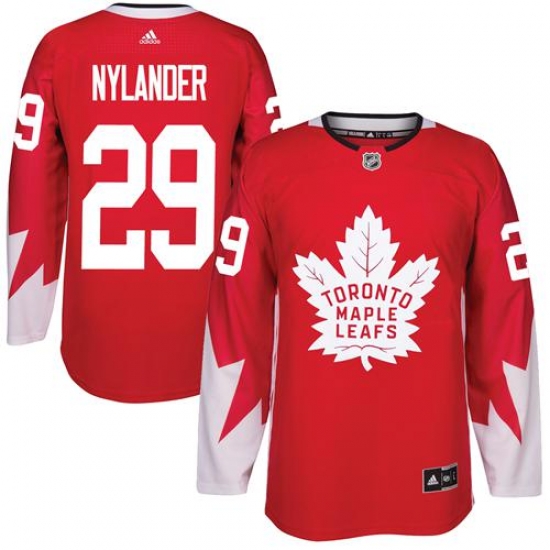 Maple Leafs #29 William Nylander Red Alternate Stitched NHL Jersey Maple Leafs #29 William Nylander Red Alternate Stitched NHL Jersey