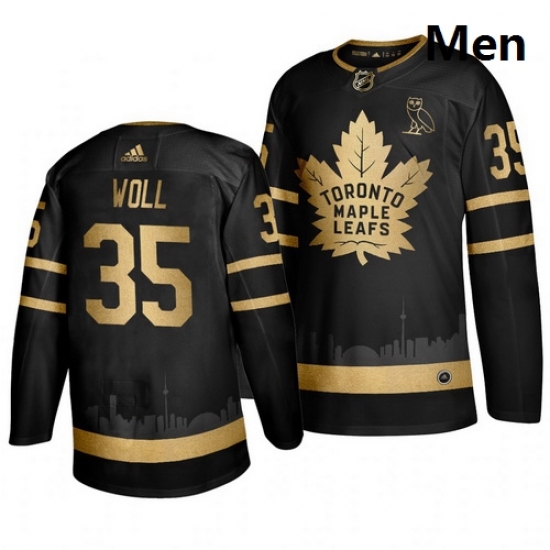 Maple Leafs 35 Joseph Woll Black With Special Glittery Logo Adidas Jersey Maple Leafs 35 Joseph Woll Black With Special Glittery Logo Adidas Jersey