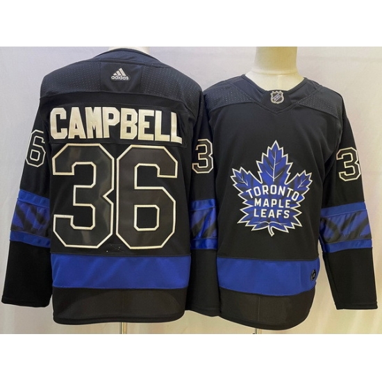 Men Toronto Maple Leafs Black 36 Jack Campbell Alternate Premier Breakaway Reversible Stitched jersey Men Toronto Maple Leafs Black 36 Jack Campbell Alternate Premier Breakaway Reversible Stitched jersey