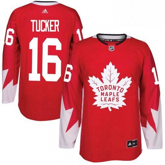 Mens Adidas Toronto Maple Leafs 16 Darcy Tucker Authentic Red Alternate NHL Jersey Mens Adidas Toronto Maple Leafs 16 Darcy Tucker Authentic Red Alternate NHL Jersey