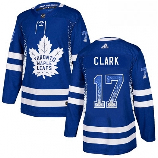 Mens Adidas Toronto Maple Leafs 17 Wendel Clark Authentic Blue Drift Fashion NHL Jersey Mens Adidas Toronto Maple Leafs 17 Wendel Clark Authentic Blue Drift Fashion NHL Jersey