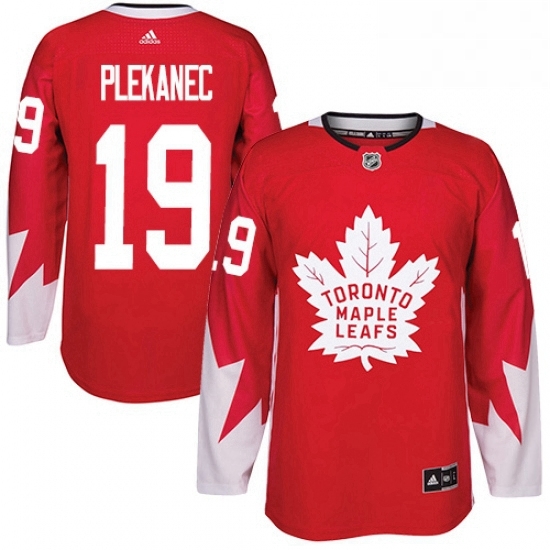 Mens Adidas Toronto Maple Leafs 19 Tomas Plekanec Authentic Red Alternate NHL Jerse Mens Adidas Toronto Maple Leafs 19 Tomas Plekanec Authentic Red Alternate NHL Jerse