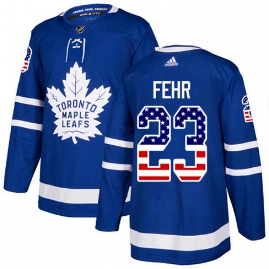 Mens Adidas Toronto Maple Leafs 23 Eric Fehr Authentic Royal Blue USA Flag Fashion NHL Jersey Mens Adidas Toronto Maple Leafs 23 Eric Fehr Authentic Royal Blue USA Flag Fashion NHL Jersey