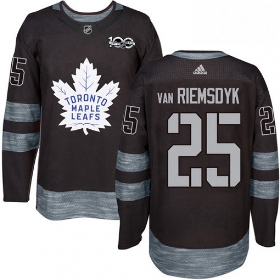 Mens Adidas Toronto Maple Leafs 25 James Van Riemsdyk Authentic Black 1917 2017 100th Anniversary NHL Jersey Mens Adidas Toronto Maple Leafs 25 James Van Riemsdyk Authentic Black 1917 2017 100th Anniversary NHL Jersey