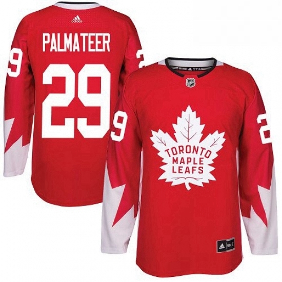 Mens Adidas Toronto Maple Leafs 29 Mike Palmateer Authentic Red Alternate NHL Jersey Mens Adidas Toronto Maple Leafs 29 Mike Palmateer Authentic Red Alternate NHL Jersey