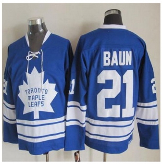 Toronto Maple Leafs #21 Bobby Baun Blue CCM Throwback Third Stitched NHL Jersey Toronto Maple Leafs #21 Bobby Baun Blue CCM Throwback Third Stitched NHL Jersey