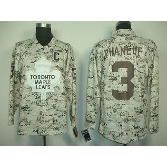 Toronto Maple Leafs #3 Dion Phaneuf Camouflage Jersey Toronto Maple Leafs #3 Dion Phaneuf Camouflage Jersey