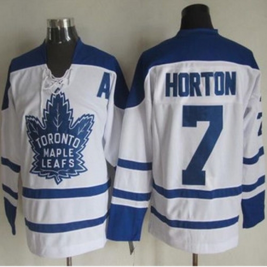 Toronto Maple Leafs #7 Tim Horton White CCM Throwback Winter Classic Stitched NHL Jersey Toronto Maple Leafs #7 Tim Horton White CCM Throwback Winter Classic Stitched NHL Jersey