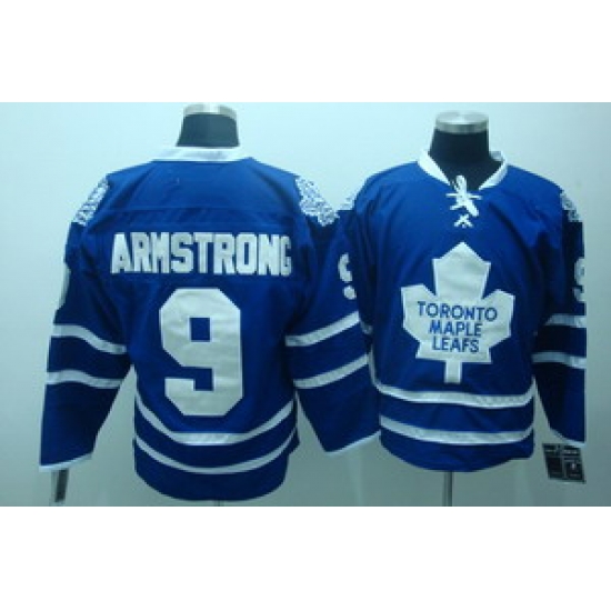 Toronto Maple Leafs 9 Armstrong blue jerseys Toronto Maple Leafs 9 Armstrong blue jerseys