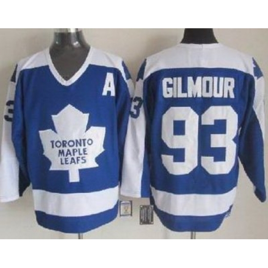 Toronto Maple Leafs #93 Doug Gilmour 1978 CCM Vintage Throwback Blue NHL Jerseys Toronto Maple Leafs #93 Doug Gilmour 1978 CCM Vintage Throwback Blue NHL Jerseys
