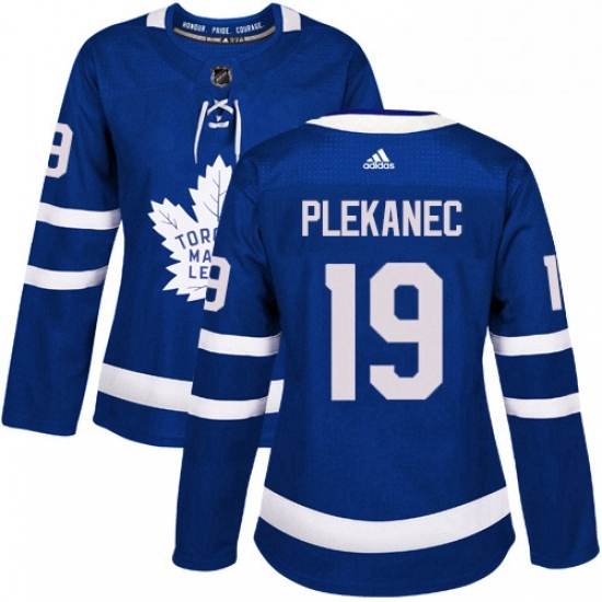 Womens Adidas Toronto Maple Leafs 19 Tomas Plekanec Authentic Royal Blue Home NHL Jerse Womens Adidas Toronto Maple Leafs 19 Tomas Plekanec Authentic Royal Blue Home NHL Jerse