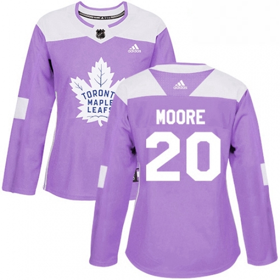Womens Adidas Toronto Maple Leafs 20 Dominic Moore Authentic Purple Fights Cancer Practice NHL Jersey Womens Adidas Toronto Maple Leafs 20 Dominic Moore Authentic Purple Fights Cancer Practice NHL Jersey