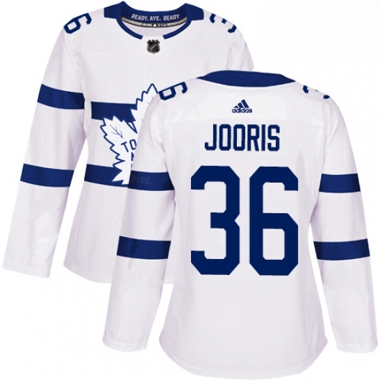 Womens Adidas Toronto Maple Leafs 36 Josh Jooris Authentic White 2018 Stadium Series NHL Jersey Womens Adidas Toronto Maple Leafs 36 Josh Jooris Authentic White 2018 Stadium Series NHL Jersey