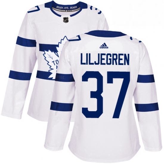 Womens Adidas Toronto Maple Leafs 37 Timothy Liljegren Authentic White 2018 Stadium Series NHL Jersey Womens Adidas Toronto Maple Leafs 37 Timothy Liljegren Authentic White 2018 Stadium Series NHL Jersey