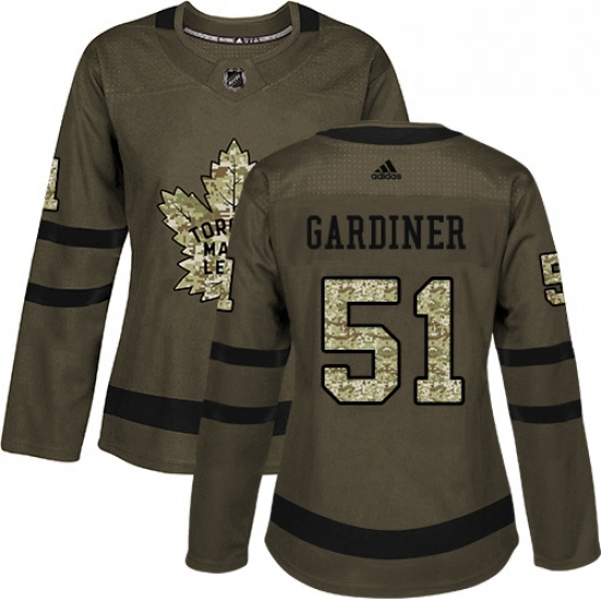 Womens Adidas Toronto Maple Leafs 51 Jake Gardiner Authentic Green Salute to Service NHL Jersey Womens Adidas Toronto Maple Leafs 51 Jake Gardiner Authentic Green Salute to Service NHL Jersey