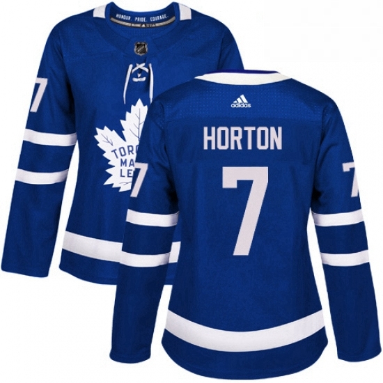 Womens Adidas Toronto Maple Leafs 7 Tim Horton Authentic Royal Blue Home NHL Jersey Womens Adidas Toronto Maple Leafs 7 Tim Horton Authentic Royal Blue Home NHL Jersey