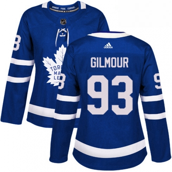 Womens Adidas Toronto Maple Leafs 93 Doug Gilmour Authentic Royal Blue Home NHL Jersey Womens Adidas Toronto Maple Leafs 93 Doug Gilmour Authentic Royal Blue Home NHL Jersey