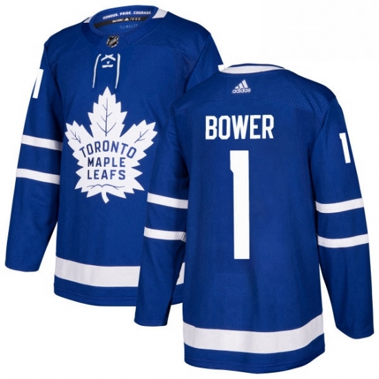 Youth Adidas Toronto Maple Leafs 1 Johnny Bower Authentic Royal Blue Home NHL Jersey Youth Adidas Toronto Maple Leafs 1 Johnny Bower Authentic Royal Blue Home NHL Jersey