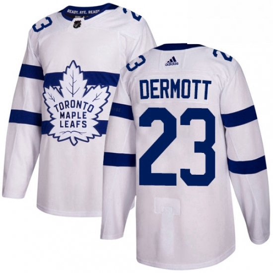 Youth Adidas Toronto Maple Leafs 23 Travis Dermott Authentic White 2018 Stadium Series NHL Jersey Youth Adidas Toronto Maple Leafs 23 Travis Dermott Authentic White 2018 Stadium Series NHL Jersey