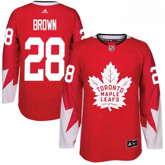Youth Adidas Toronto Maple Leafs 28 Connor Brown Authentic Red Alternate NHL Jersey Youth Adidas Toronto Maple Leafs 28 Connor Brown Authentic Red Alternate NHL Jersey