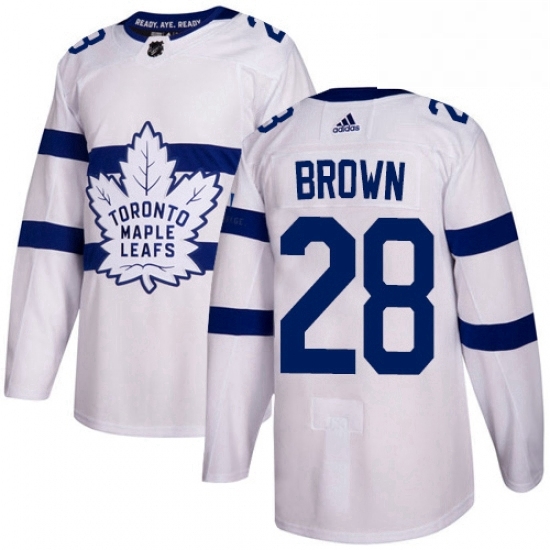 Youth Adidas Toronto Maple Leafs 28 Connor Brown Authentic White 2018 Stadium Series NHL Jersey Youth Adidas Toronto Maple Leafs 28 Connor Brown Authentic White 2018 Stadium Series NHL Jersey