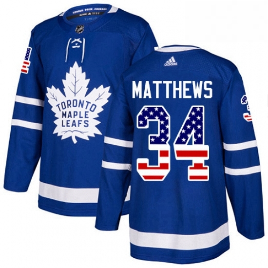 Youth Adidas Toronto Maple Leafs 34 Auston Matthews Authentic Royal Blue USA Flag Fashion NHL Jersey Youth Adidas Toronto Maple Leafs 34 Auston Matthews Authentic Royal Blue USA Flag Fashion NHL Jersey
