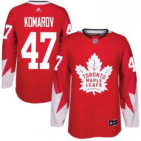 Youth Adidas Toronto Maple Leafs 47 Leo Komarov Authentic Red Alternate NHL Jersey Youth Adidas Toronto Maple Leafs 47 Leo Komarov Authentic Red Alternate NHL Jersey