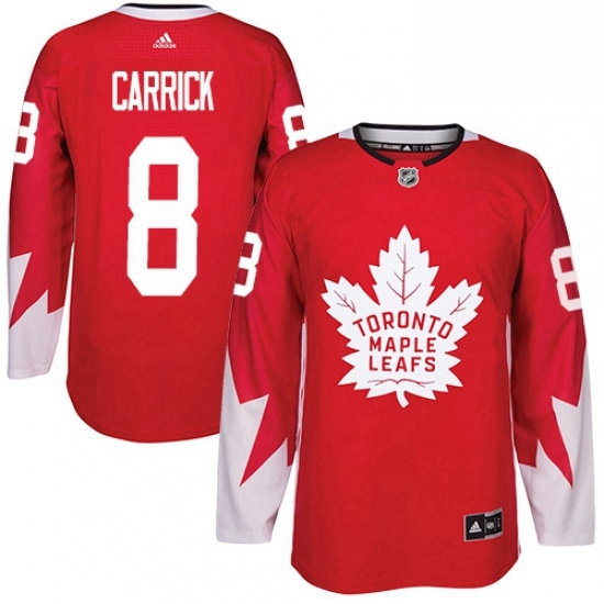 Youth Adidas Toronto Maple Leafs 8 Connor Carrick Authentic Red Alternate NHL Jersey Youth Adidas Toronto Maple Leafs 8 Connor Carrick Authentic Red Alternate NHL Jersey