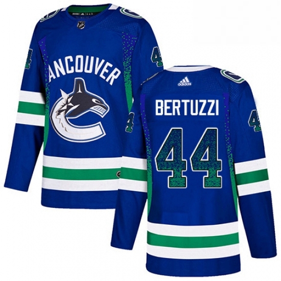 Mens Adidas Vancouver Canucks 44 Todd Bertuzzi Authentic Blue Drift Fashion NHL Jersey Mens Adidas Vancouver Canucks 44 Todd Bertuzzi Authentic Blue Drift Fashion NHL Jersey