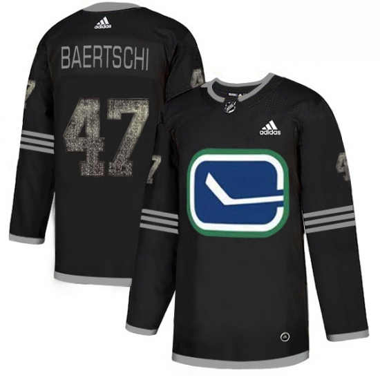 Mens Adidas Vancouver Canucks 47 Sven Baertschi Black 1 Authentic Classic Stitched NHL Jersey Mens Adidas Vancouver Canucks 47 Sven Baertschi Black 1 Authentic Classic Stitched NHL Jersey