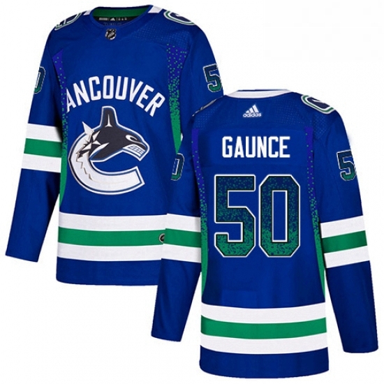 Mens Adidas Vancouver Canucks 50 Brendan Gaunce Authentic Blue Drift Fashion NHL Jersey Mens Adidas Vancouver Canucks 50 Brendan Gaunce Authentic Blue Drift Fashion NHL Jersey