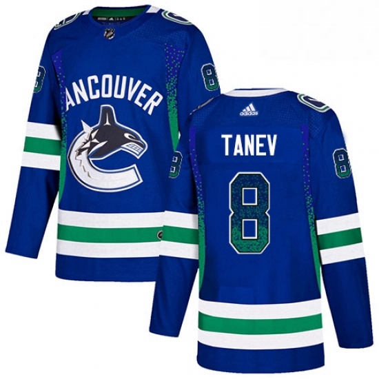 Mens Adidas Vancouver Canucks 8 Christopher Tanev Authentic Blue Drift Fashion NHL Jersey Mens Adidas Vancouver Canucks 8 Christopher Tanev Authentic Blue Drift Fashion NHL Jersey