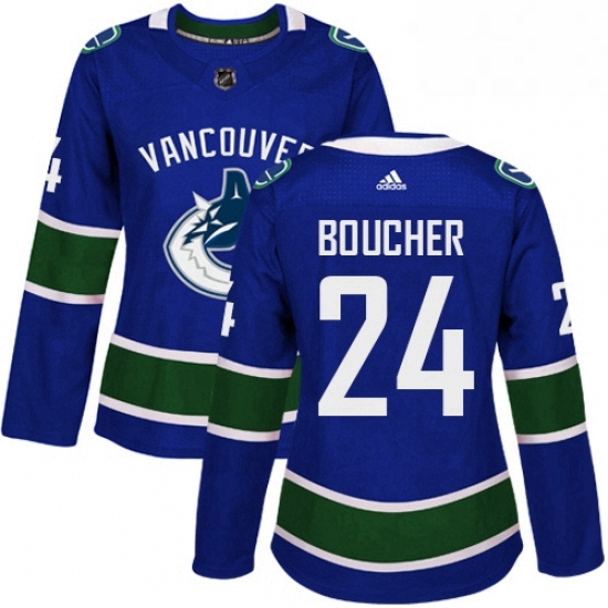 Womens Adidas Vancouver Canucks 24 Reid Boucher Premier Blue Home NHL Jersey Womens Adidas Vancouver Canucks 24 Reid Boucher Premier Blue Home NHL Jersey