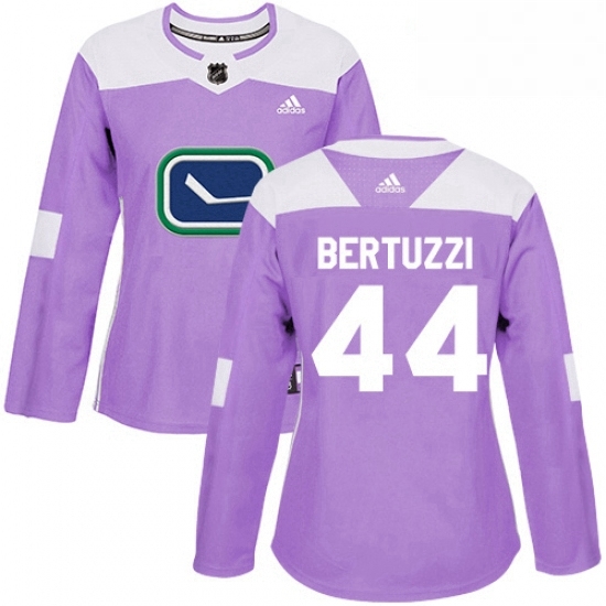 Womens Adidas Vancouver Canucks 44 Todd Bertuzzi Authentic Purple Fights Cancer Practice NHL Jersey Womens Adidas Vancouver Canucks 44 Todd Bertuzzi Authentic Purple Fights Cancer Practice NHL Jersey