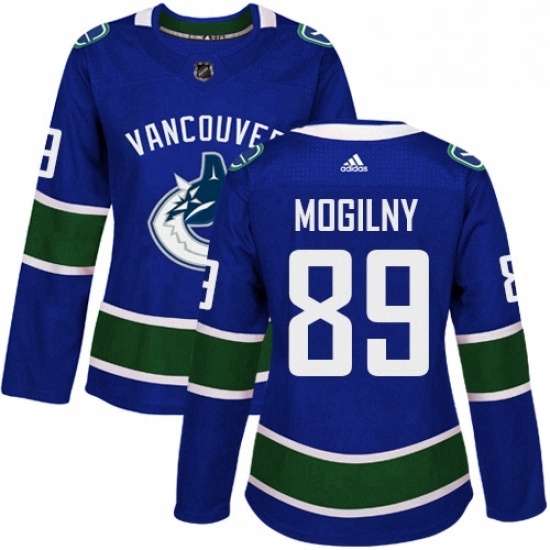 Womens Adidas Vancouver Canucks 89 Alexander Mogilny Premier Blue Home NHL Jersey Womens Adidas Vancouver Canucks 89 Alexander Mogilny Premier Blue Home NHL Jersey