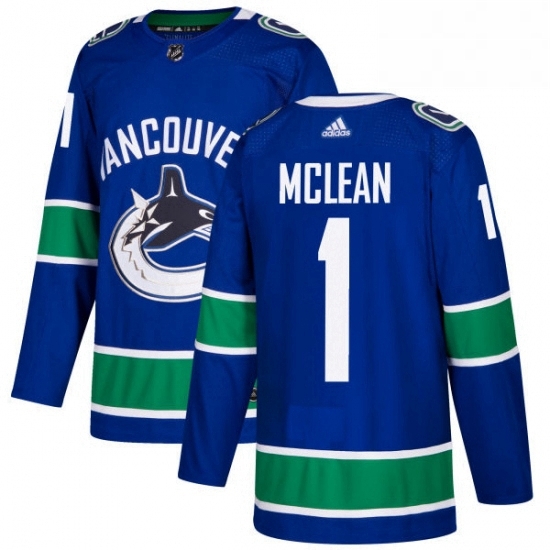 Youth Adidas Vancouver Canucks 1 Kirk Mclean Premier Blue Home NHL Jersey Youth Adidas Vancouver Canucks 1 Kirk Mclean Premier Blue Home NHL Jersey