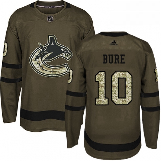 Youth Adidas Vancouver Canucks 10 Pavel Bure Authentic Green Salute to Service NHL Jersey Youth Adidas Vancouver Canucks 10 Pavel Bure Authentic Green Salute to Service NHL Jersey