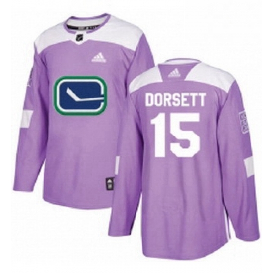 Youth Adidas Vancouver Canucks 15 Derek Dorsett Authentic Purple Fights Cancer Practice NHL Jersey Youth Adidas Vancouver Canucks 15 Derek Dorsett Authentic Purple Fights Cancer Practice NHL Jersey