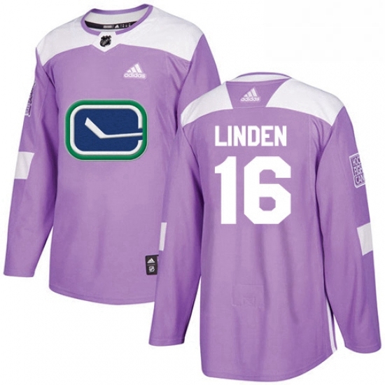 Youth Adidas Vancouver Canucks 16 Trevor Linden Authentic Purple Fights Cancer Practice NHL Jersey Youth Adidas Vancouver Canucks 16 Trevor Linden Authentic Purple Fights Cancer Practice NHL Jersey