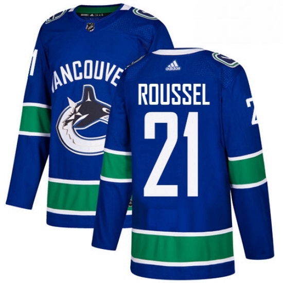 Youth Adidas Vancouver Canucks 21 Antoine Roussel Authentic Blue Home NHL Jersey Youth Adidas Vancouver Canucks 21 Antoine Roussel Authentic Blue Home NHL Jersey